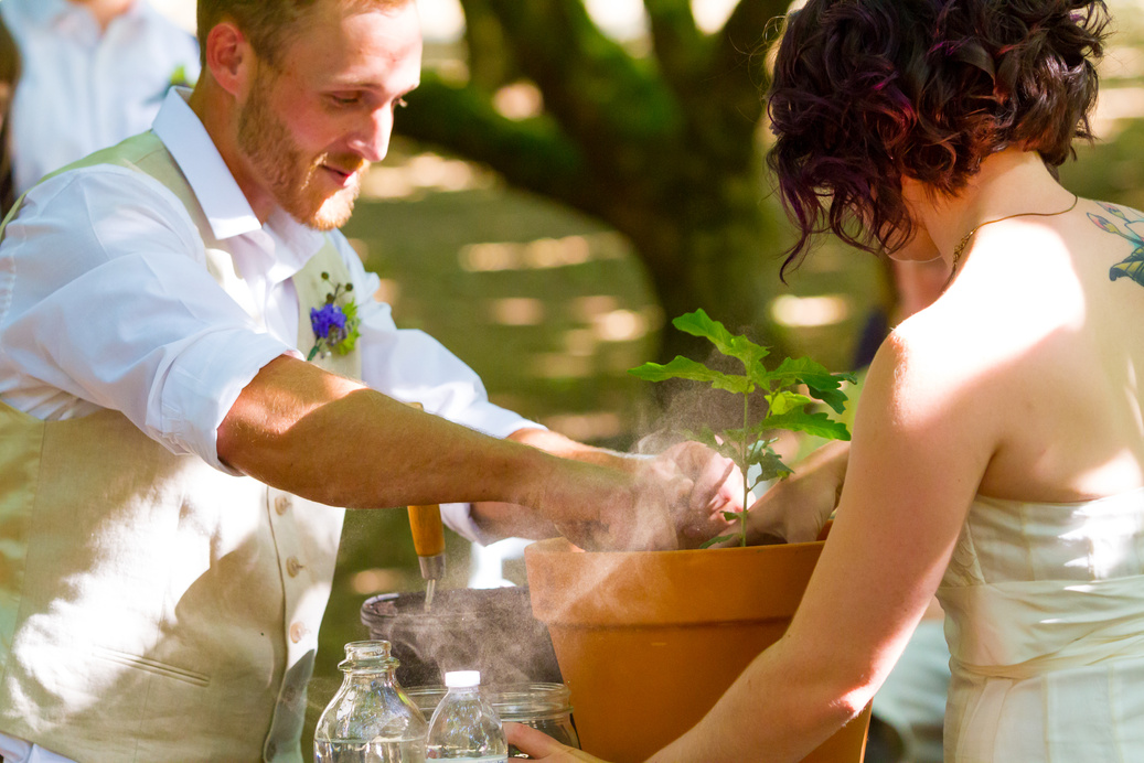 Bride and Groom Tree Planting